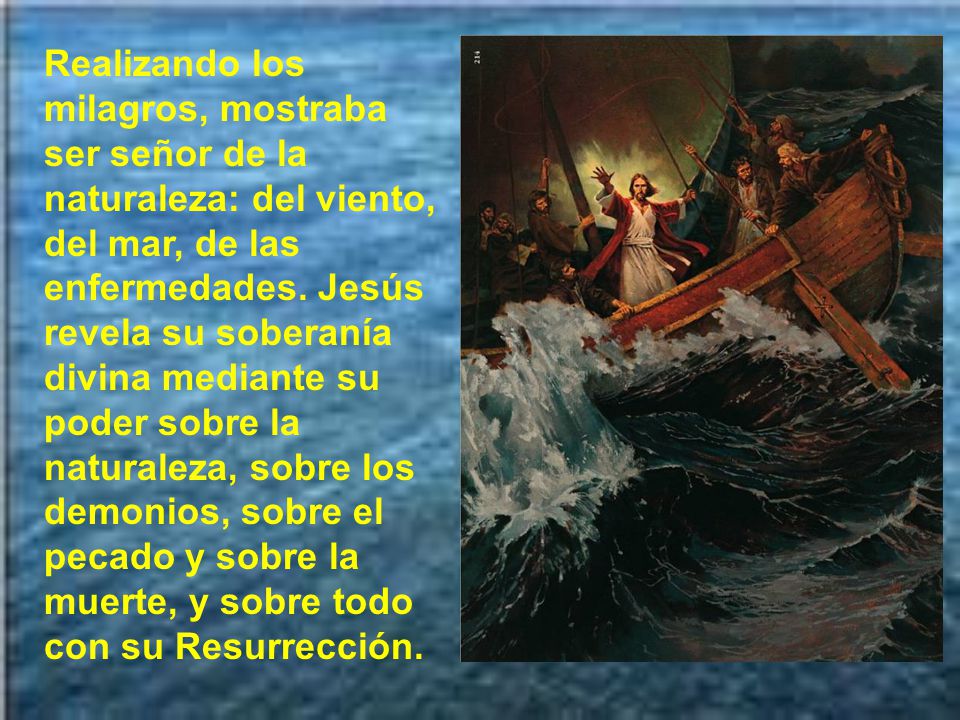 milagros de la naturaleza de jesus